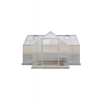 A-Frame Modular Greenhouse - Pop-Out-8' x 16' w/ 4'