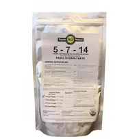 5-7-14 Organic Fish Fertilizer Made From Cod Fish Hydrolysate Case (5lb-12 Bags)