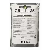 7.5-1-25 Organic Fish Fertilizer Made From Cod Fish Hydrolysate - 44lb Bag