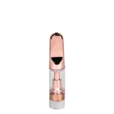 0.5mL 510 Screw Top Rose Gold Tip Vape Cartridge