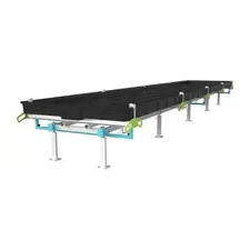 BOTANICARE SLIDE BENCH: 4FT WIDE x 43.5FT LONG x 20IN HIGH, TRILOCK