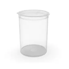 30 Dram Translucent Clear Child Resistant Pop-Top Bottles