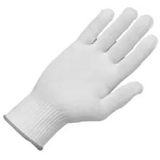 10 Gram Tetoron Poly Fiber Full Finger Glove Liners - 12-Pair
