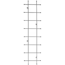 AGW UrbanGarden Medium Wall Mount Trellis Slate
