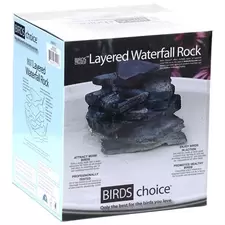 Birds Choice Plug In Bird Bath Waterfall Rock