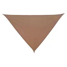 Coolaroo 12' Ready to Hang Triangle Shade Sail Cocoa