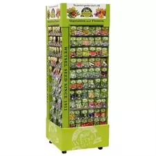 Wetsel 2400PKT Revolving 4 Panel Rack