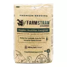 FarmStraw 3cf Coarse Animal Bedding Wheat Straw