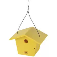 Birds Choice Bird House Recycled Plastic Yellow