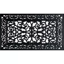 DHTG 22"x36" Extra Wide Tuff Wire Design Millenium Rubber Outdoor Doormat