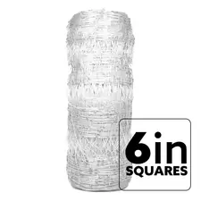 **REFURBISHED** VineLine Durable Plastic Trellis Netting White Roll 6.5ft x 330ft