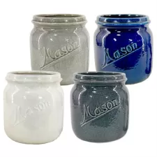 MCarr 16PC 5.1" Mason Tall Jar Set