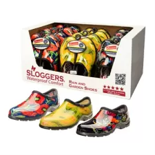 Sloggers 12pr Floral Shoe Pre Pack in PDQ