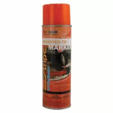 20 oz Can Aerosol Fluorescent Red Water Based Inverted Tip Marking Paint | SPYRED