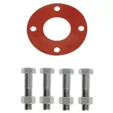 2" MJ 150 psi Styrene Butadiene Rubber Full Face For Cast Iron and Ductile Iron Valves Bolt and Gasket Set | GKRBP020