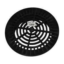 10" Round HDPE Black Flat Grate | NDS1040