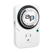 Autopilot Analog Grounded Timer, 1725W, 15A, 15 Minute On/Off, 24 Hour