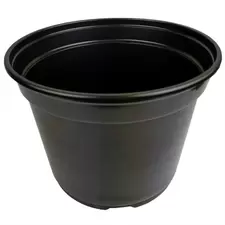 Grower Select 08.00 Coex MumPan Black 3.54qt Bulk 3220/PL - 8in OD x 6.0in H