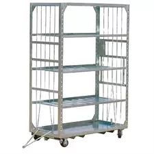 GS HI-CUBE TRANSPORT CART 5 ADJ SHELVES