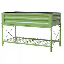 Panacea 32" Raised Planter With Liner Green