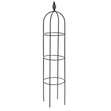 AGW 56"x10.5" Obelisk w/ Spiral Twist Black
