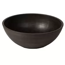 Algreen 12"x4.5" Bowl Planter Brown
