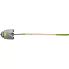 Ames Digging Shovel Long Handle Round Point Ash Handle 15Yr