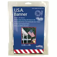 FlagZone 2.5'x4' Nylon Sewn & Embroidered US Banner