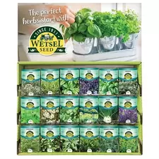 Wetsel 300PKT Herb Counter Display