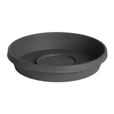 Bloem 10" Terra Saucer Charcoal