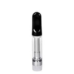 1mL 510 Push Top Black Tip Vape Cartridge