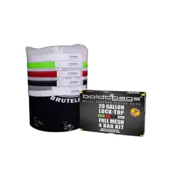 20 Gallon Full Mesh Stacker Lock Top 4 Bag Kit