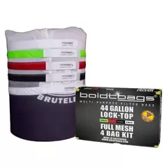 44 Gallon Full Mesh Stacker Lock Top 4 Bag Kit