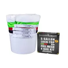 5 Gallon Full Mesh Stacker Lock-Top 4 Bag Kit