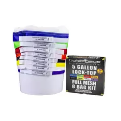 5 Gallon Full Mesh Stacker Lock-Top 8 Bag Kit