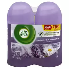 Air Wick 2pk 6oz Freshmatic Refill Lavender & Chamomile