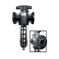 Twist II Clean Inline Filter - 60# Mesh - 250 Micron - 2" Flanged Inlet/Outlet - 3/4" MPT Purge Outlet