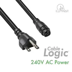 Cable Logic™ 240V AC Power 6-15P 10in/25cm