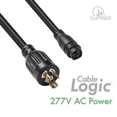 Cable Logic™ 277V AC Power L7-15P 10in/25cm