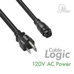 Cable Logic™ 120V AC Power 5-15P 10in/25cm