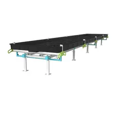 BOTANICARE SLIDE BENCH: 4FT WIDE x 92.5FT LONG x 20IN HIGH, TRILOCK