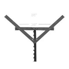 Crossarm - 36" V Style 1 Slot EA Side-3 Extra Notch At 4''-8'' And 16'' EA. Side