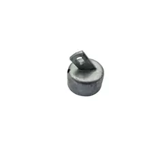 Rail End Cap - Offset 2-1/2" (Fits 2-3/8" OD Pipe) Hot Dipped Galvanized