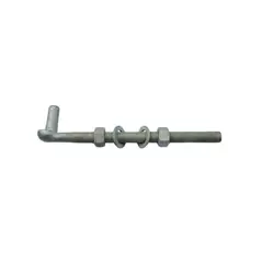 Hingle Bolt - 3/4" By 10"-Hot Dipped Galvanized W/2 Nuts And 2 Washers