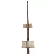 Round Steel End Post - 2-7/8'' By 9' With 2 Spade@ 36' And 6''