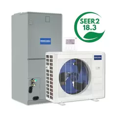 Mrcool Hyper Heat 2nd Gen 24K BTU 2 Ton 18.3 SEER2 Central Ducted Heat Pump Split System | Mrcool DIY Direct