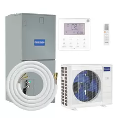 Mrcool 36K BTU HyperHeat Central Ducted Air Handler And Heat Pump Condenser - 16 SEER2
