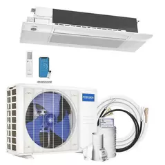 Mrcool DIY 4th Gen 18K BTU-1.5 Ton-22 SEER-Ductless Mini-Split Heat Pump Complete System With Ceiling Cassette Air Handler & 25 Ft. Line Set