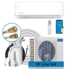 Mrcool DIY 4th Gen 24K BTU-2 Ton-20.5 SEER-Ductless Mini-Split Heat Pump Complete System
