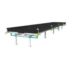 BOTANICARE SLIDE BENCH: 4FT WIDE x 10.5FT LONG x 12IN HIGH, TRILOCK